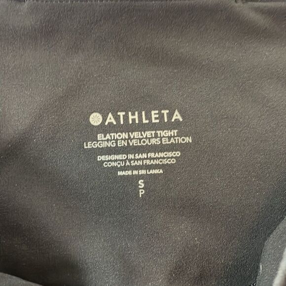 NWOT Athleta Elation Velvet Legging - Picture 4 of 4